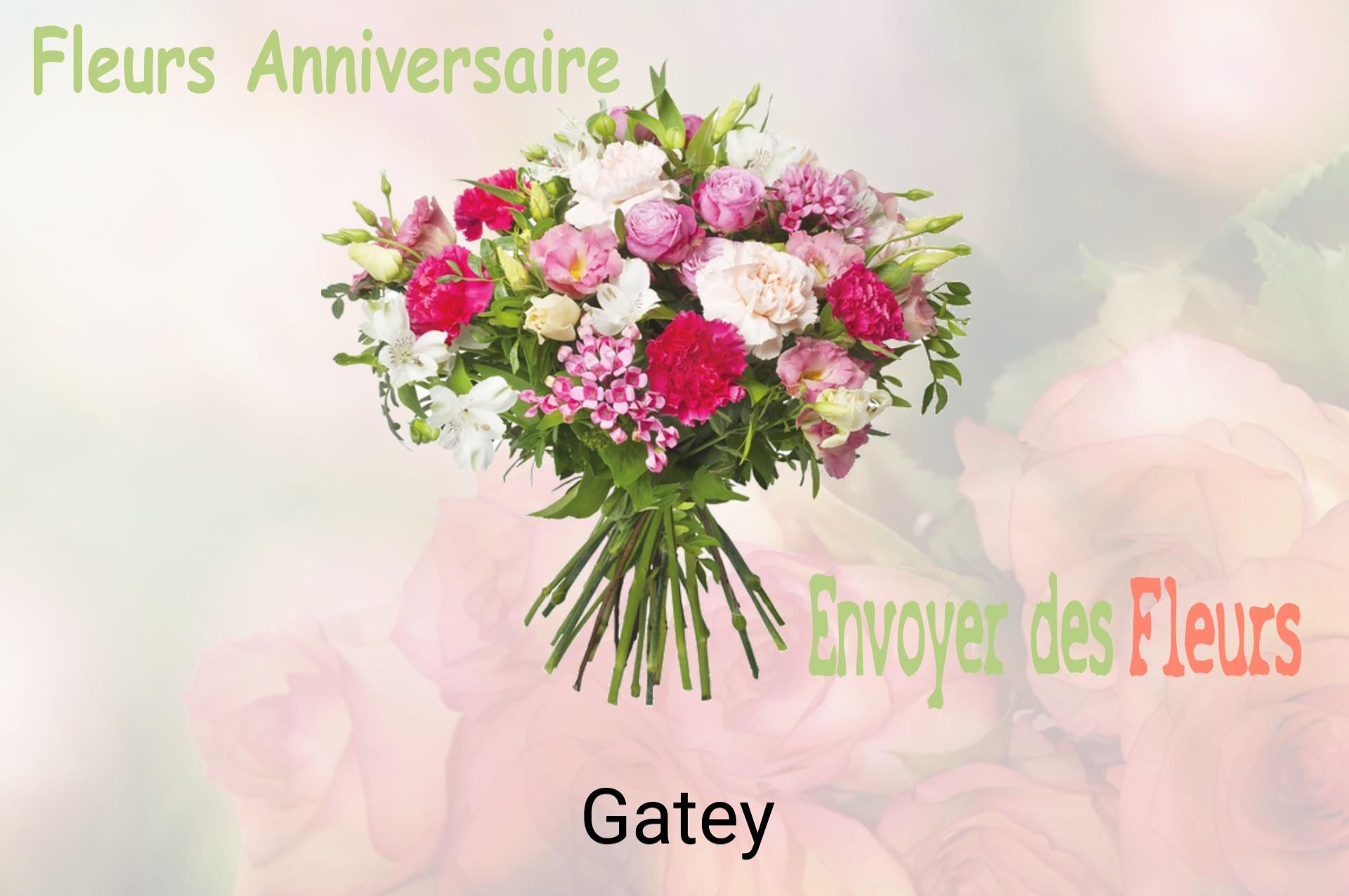 Bouquet de fleurs d’anniversaire livré à Gatey